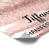 ティファニー名意味誕生日ギフト16thブライダルバラ ポスター (角)