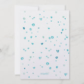 ティファニー様　特注招待状印刷 招待状 (裏面)