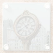 ティファニー通りクロックinニューヨーク ガラスコースター (裏面)