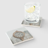 ティファニー通りクロックinニューヨーク ストーンコースター (横)