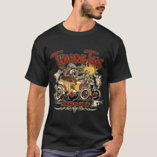 ティフアナタクシー-カー漫画 Tシャツ