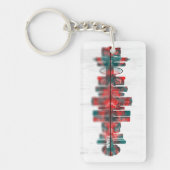 ティフアナメキシコスカイライン キーホルダー (正面)