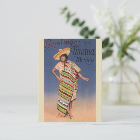 ティフアナ，メキシコヴィンテージ旅行はがき ポストカード (スタンド正面)