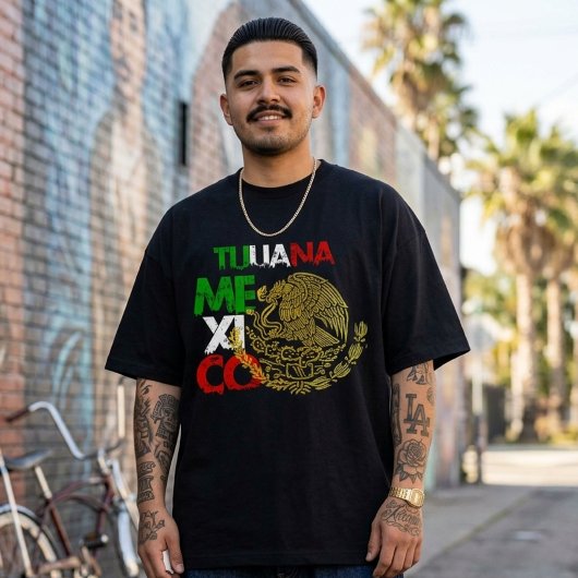 ティフアナ メキシコ 旗 Tシャツ