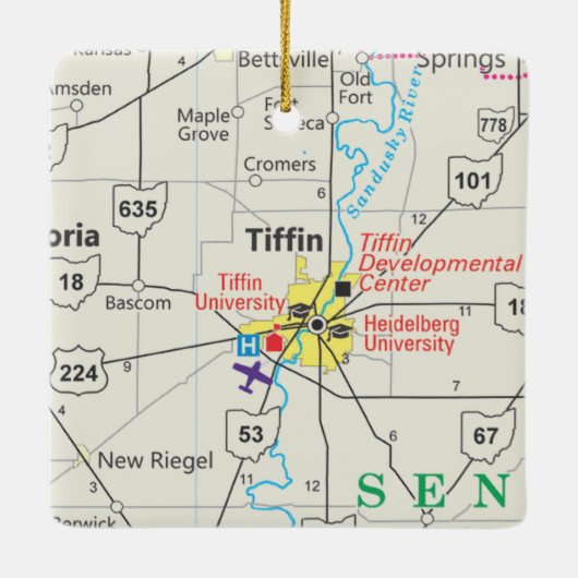 ティフィンオハイオロードマップ セラミックオーナメント (裏面)