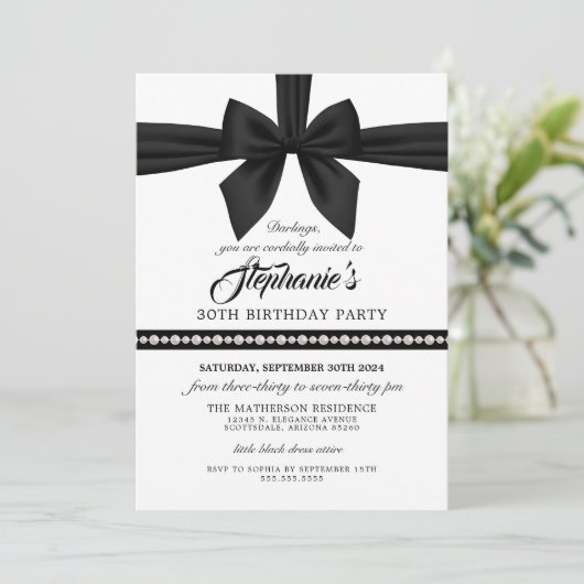 ティフエレガントアファンシーニー誕生日招待状 招待状 (スタンド正面)