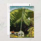 ティフリスのケーブルカーbyニコ・ピロスマーニ ポストカード (正面/裏面)