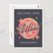 ティフリストビリシGeorgia Sakartweloヨーロッパの挨拶 ポストカード (正面/裏面)