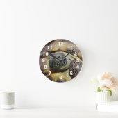 ティブス ラウンド壁時計 (ホーム)