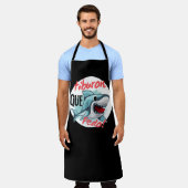 ティブロンはQUE PEDOと言う、サメ、何が起こっている エプロン (着用した状態)