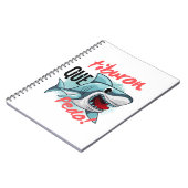 ティブロンはQUE PEDOと言う、サメ、何が起こっている ノートブック (左側)