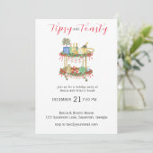 ティプスアンドトースティレッドバークリスマスパーティの招待状 招待状 (スタンド正面)