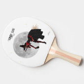 ティプスウィッチオンブ飛んでいるローム卓球ラケット 卓球ラケット (横)