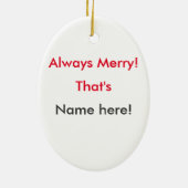 ティプスティニのトナカイ セラミックオーナメント (裏面)