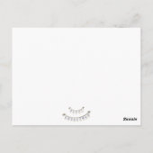 ティプス&トースティクリスマスパーティの招待状 ポストカード (裏面)