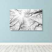 ティプバルの木の葉のない木 キャンバスプリント (インサイチュ (ウッドフロア))
