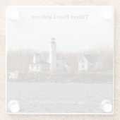 ティベッツポイントライトハウスグラスコースター ガラスコースター (裏面)