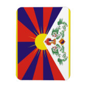 ティベテス国旗 マグネット (縦)