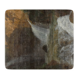 ティボリの滝の眺め(Bidauld) カッティングボード