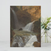 ティボリの滝の眺め(Bidauld) カード (スタンド正面)