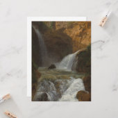 ティボリの滝の眺め(Bidauld) カード (正面/裏面インサイチュ)