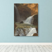 ティボリの滝の眺め(Bidauld) キャンバスプリント (インサイチュ (ウッドフロア))