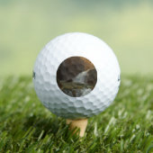 ティボリの滝の眺め(Bidauld) ゴルフボール (インサイチュ 木)