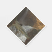 ティボリの滝の眺め(Bidauld) スタンダードランチョンナプキン (角)