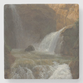 ティボリの滝の眺め(Bidauld) ストーンコースター