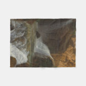 ティボリの滝の眺め(Bidauld) フリースブランケット (正面(横))