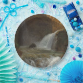 ティボリの滝の眺め(Bidauld) ペーパープレート (パーティー)