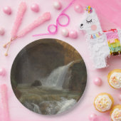 ティボリの滝の眺め(Bidauld) ペーパープレート (パーティー)