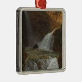 ティボリの滝の眺め(Bidauld) メタルオーナメント (右)
