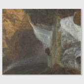 ティボリの滝の眺め(Bidauld) ラッピングペーパー (フラット)