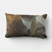 ティボリの滝の眺め(Bidauld) ランバークッション (裏面)