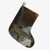 ティボリの滝の眺め(Bidauld) ラージクリスマスストッキング (正面 (吊り時))