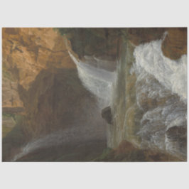 ティボリの滝の眺め(Bidauld) 薄葉紙