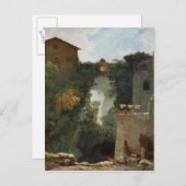 ティボリの滝 ポストカード (正面/裏面)