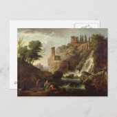 ティボリの滝 ポストカード (正面/裏面)