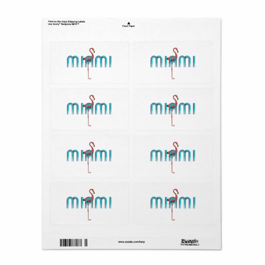 ティマイアミ ラベル (フルシート)