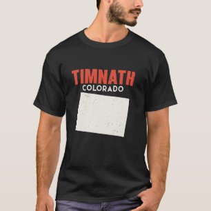 ティマスコロラドUSA州アメリカトラベルコロラド Tシャツ