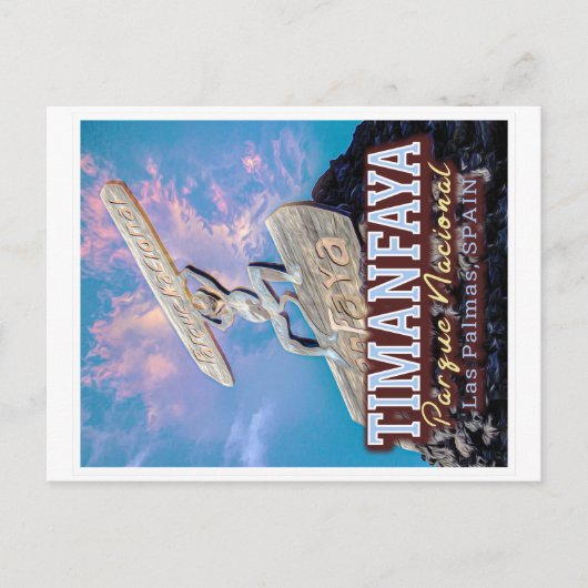 ティマンファヤ国立公園 – カナリア諸島スペイン ポストカード (正面)