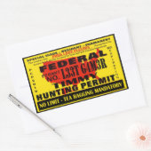 ティミハンターステッカー 長方形シール (封筒)