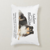 ティミーのトライカラーシェットランド・ シープドッグ枕 アクセントクッション (正面(垂直))