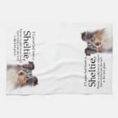 ティミーズブルーメルルシェットランド・ シープドッグキッチンタオル キッチンタオル (横)