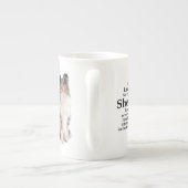 ティミーズブルーメルルシェットランド・ シープドッグボーン中国マグ ボーンチャイナマグカップ (裏面)