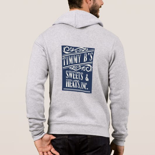 ティミーBの「スウィートスウェット」フード付きスウェットシャツ パーカ (裏面)