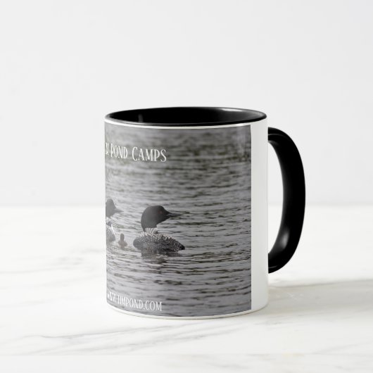 ティムの池の荒野のキャンプのコーヒー・マグ マグカップ (正面右)