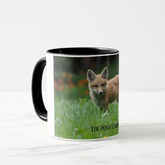 ティムの池の荒野のキャンプのコーヒー・マグ マグカップ (正面左)