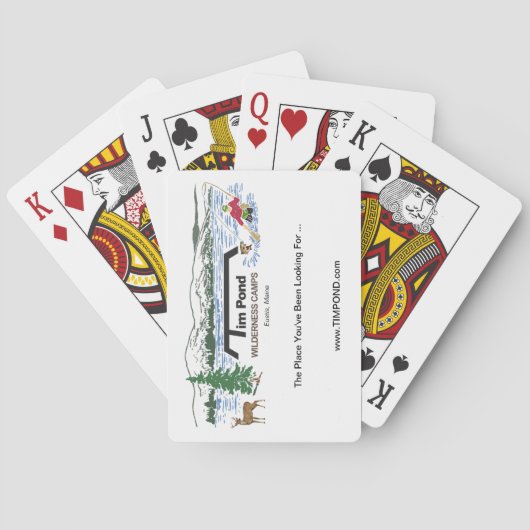 ティムの池の荒野のキャンプのトランプ トランプ (裏面)